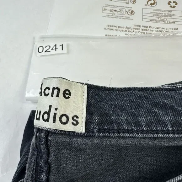 ACNE STUDIOS Max Man Ray Jeans Mens 32x34 (32x32.5) Stretch‎ Faded - Picture 15 of 15